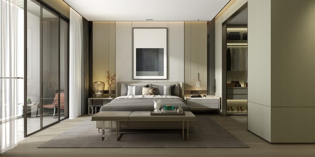 Choosing flooring, wall paint and upholstery fabric