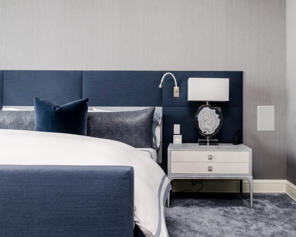 Blue - relaxing bedroom colours