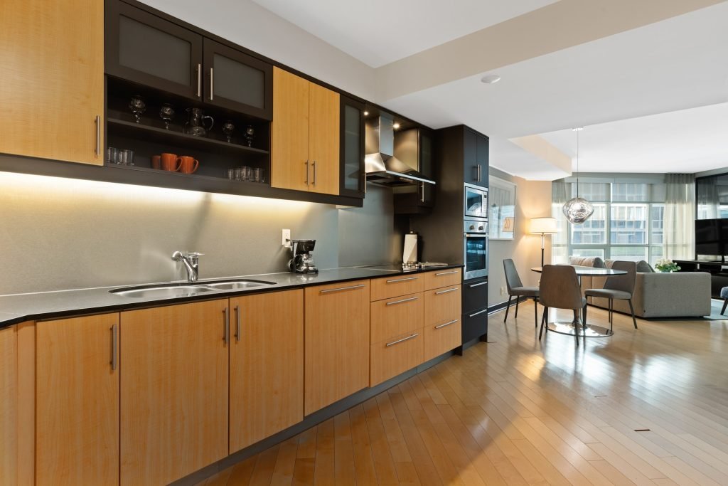 modern kitchen cabinets organisation
