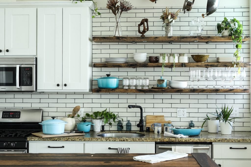 greenery for designing a modern farmhouse kitchen